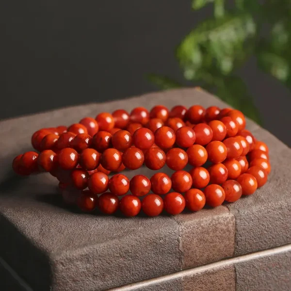 Flame Red Prayer Beads - Image 2