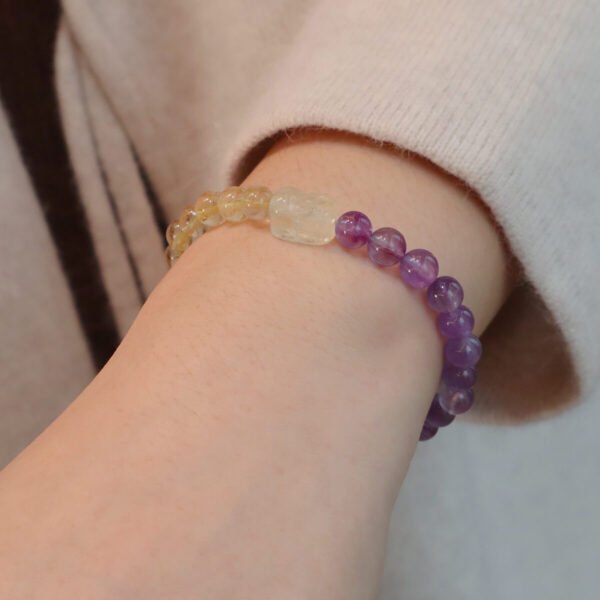 Women Bracelet Citrine Amethyst - Image 4