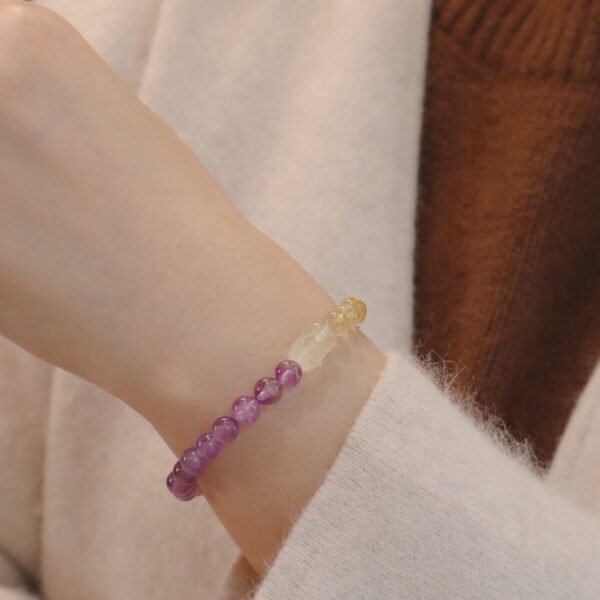 Women Bracelet Citrine Amethyst - Image 5