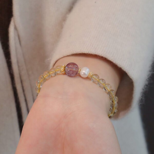 Women Bracelet Citrine Amethyst - Image 7