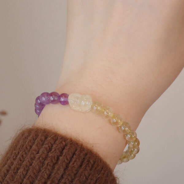 Women Bracelet Citrine Amethyst - Image 3