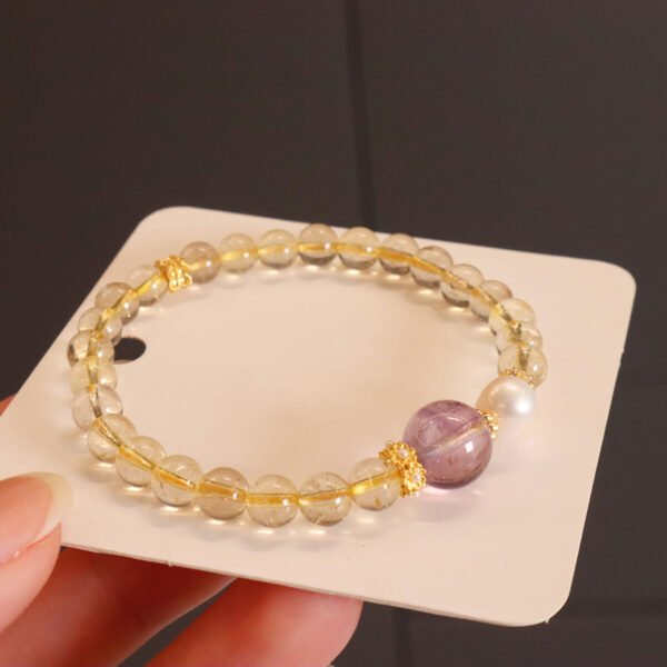 Women Bracelet Citrine Amethyst - Image 2