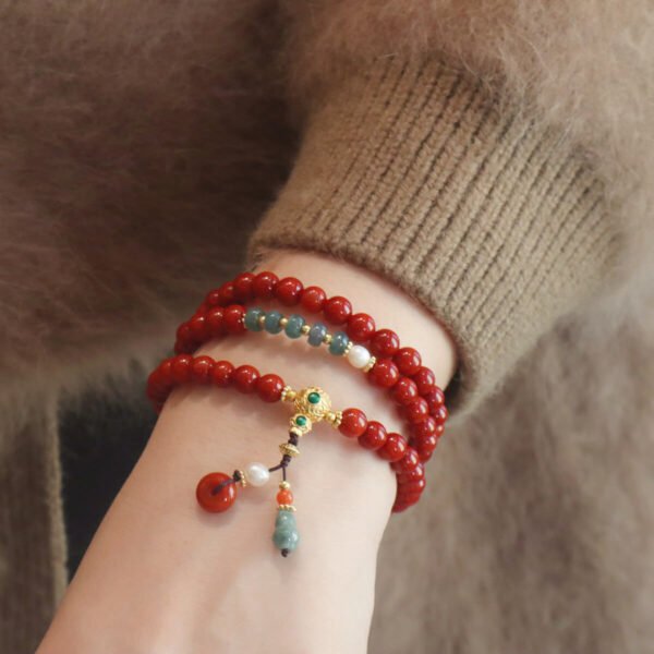 Women Bracelet Red Agate - Image 4