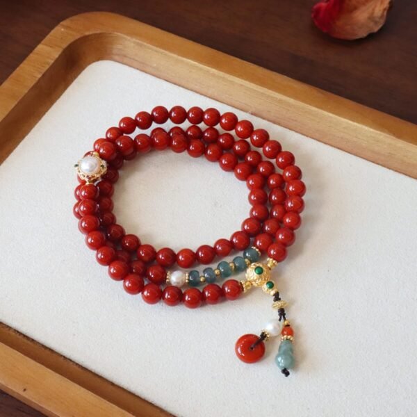 Women Bracelet Red Agate - Image 3