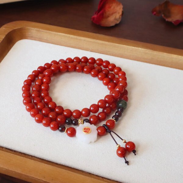 Women Bracelet Red Agate - Image 3