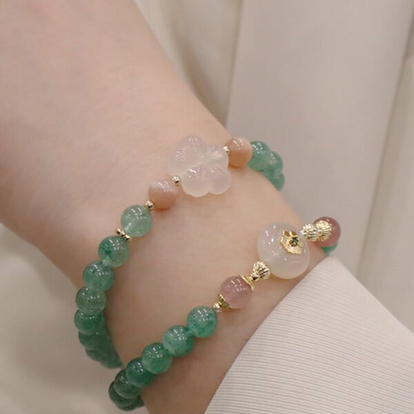 Women Bracelet Green Rutile - Image 7