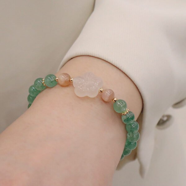 Women Bracelet Green Rutile - Image 3