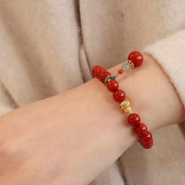 Women Bracelet Red Agate - Image 3