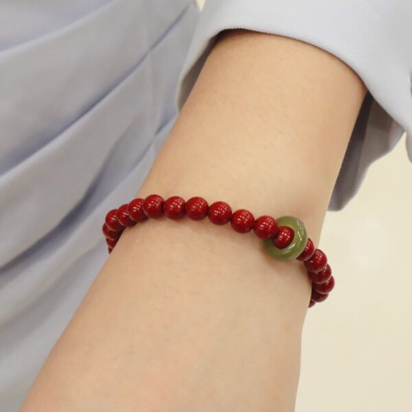 Men Cinnabar Bracelet - Image 2