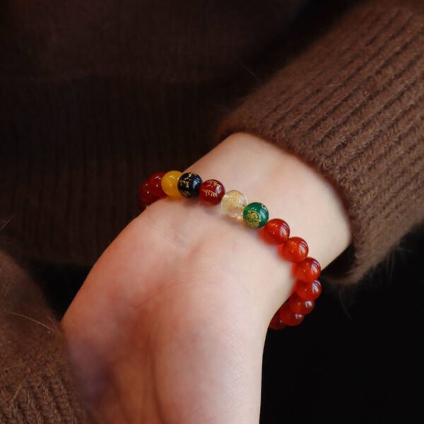 Women Bracelet Red Agate - Image 4