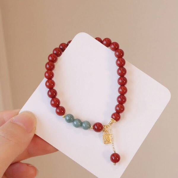 Women Bracelet Red Agate