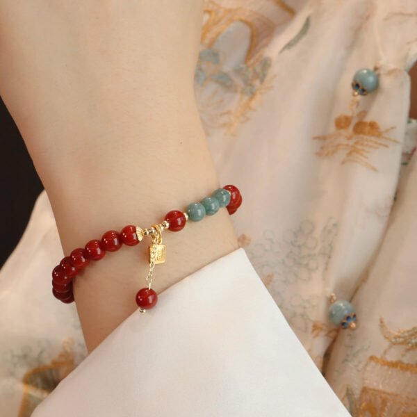 Women Bracelet Red Agate - Image 3