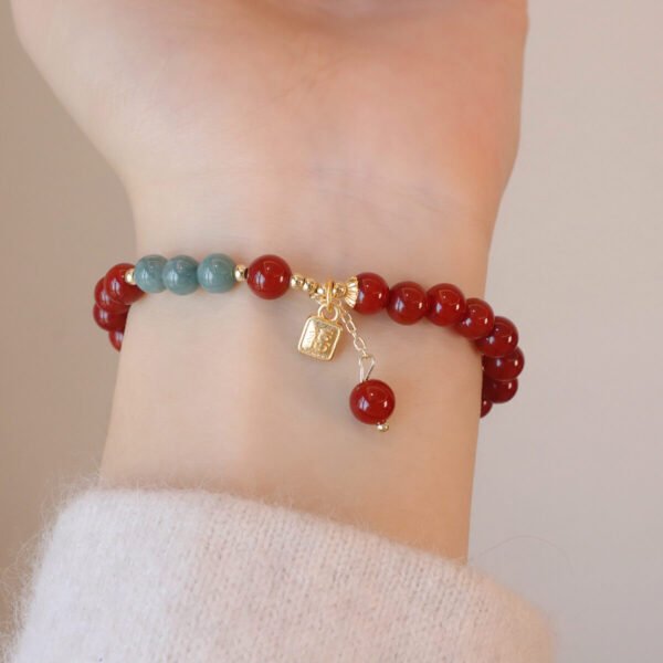 Women Bracelet Red Agate - Image 4