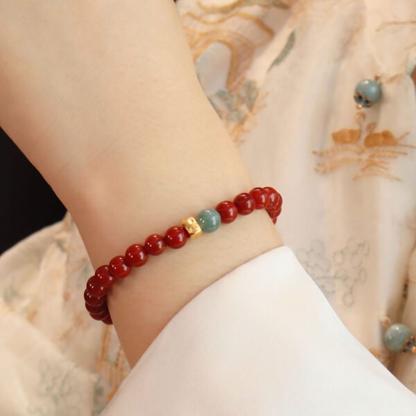 Women Bracelet Red Agate