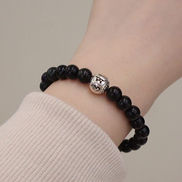 Unisex Bracelet Obsidian - Image 3