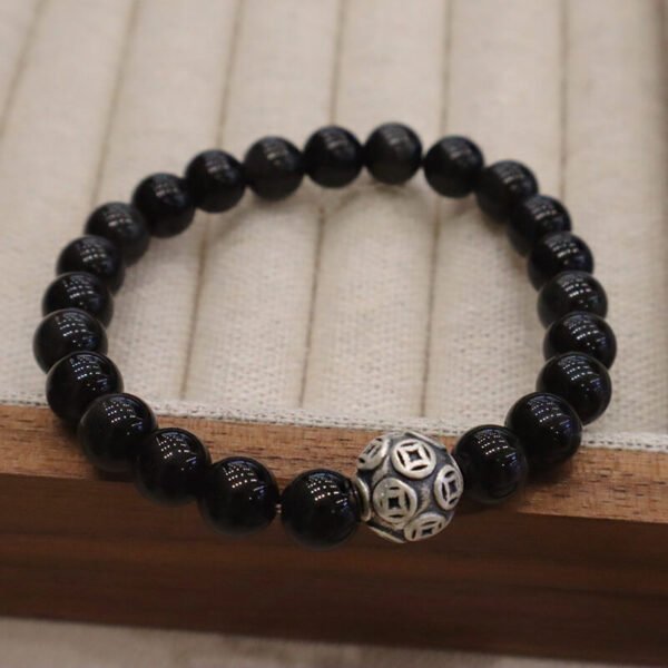 Unisex Bracelet Obsidian