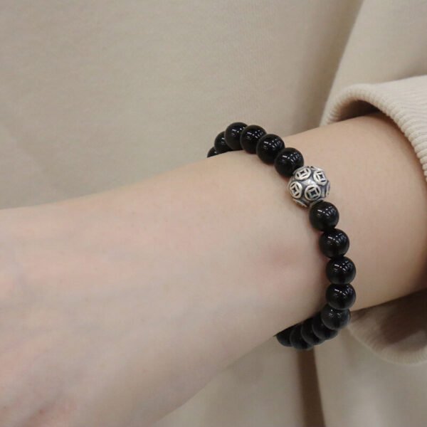 Unisex Bracelet Obsidian - Image 3