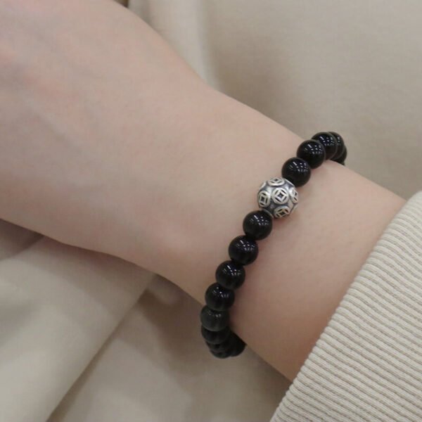 Unisex Bracelet Obsidian - Image 5