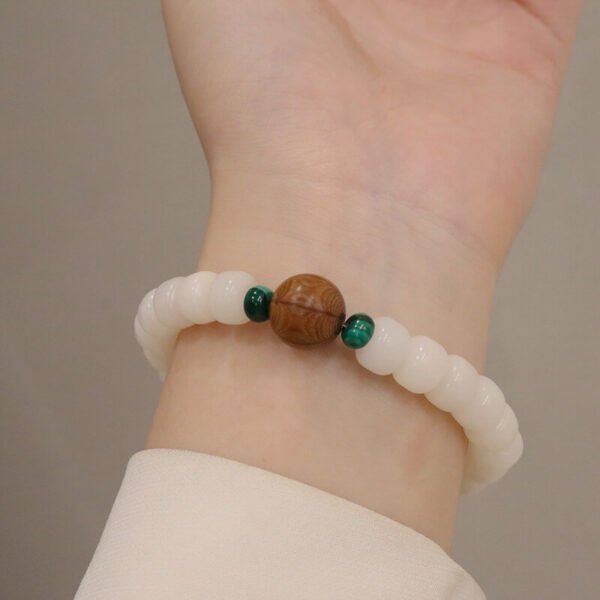 Women Bracelet White Bodhi - Image 2