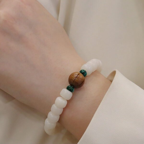 Women Bracelet White Bodhi - Image 3