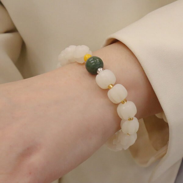 Women Bracelet White Bodhi - Image 3