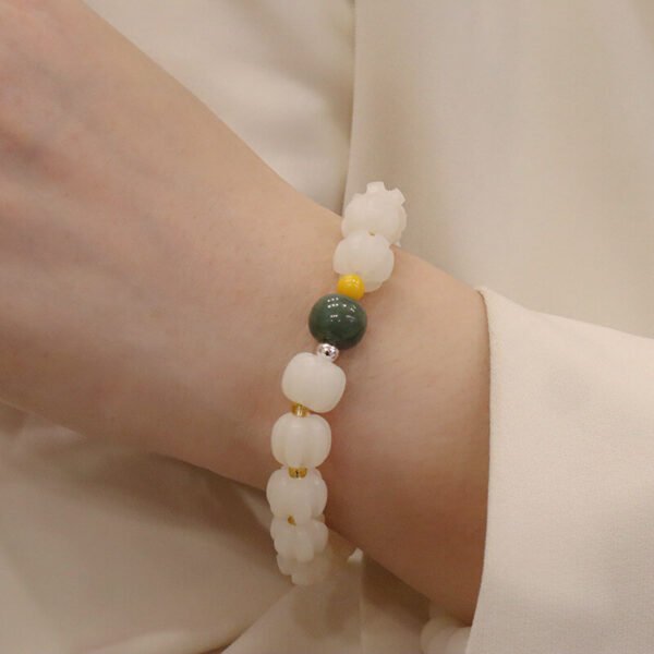 Women Bracelet White Bodhi - Image 4