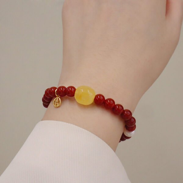 Women Bracelet Red Agate - Image 2