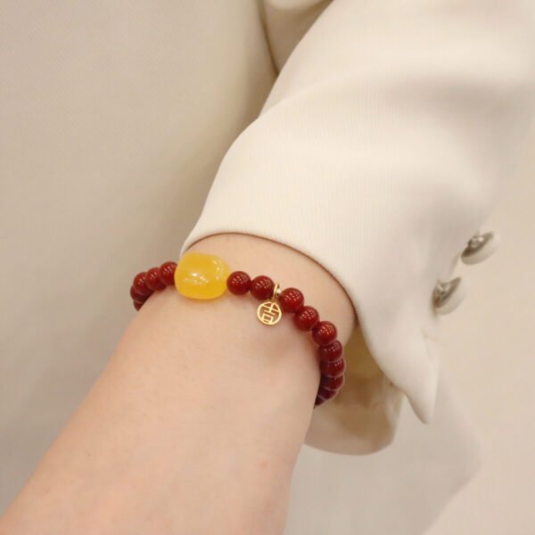 Women Bracelet Red Agate - Image 4