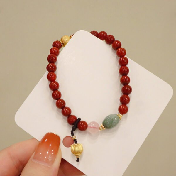 Women Bracelet Red Agate - Image 2