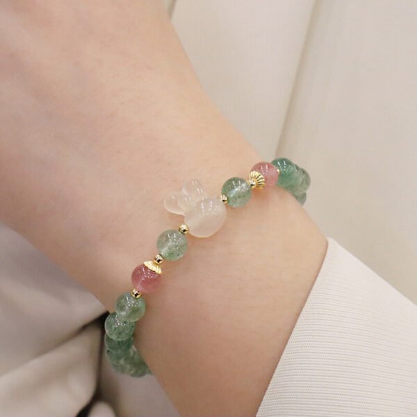 Women Bracelet Green Crystal - Image 2