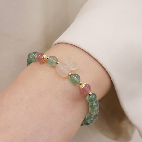 Women Bracelet Green Crystal - Image 3