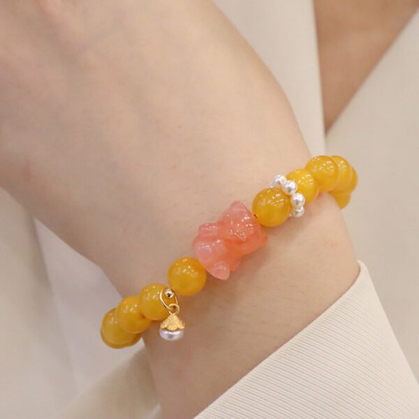 Women Bracelet Beeswax Amber - Image 2