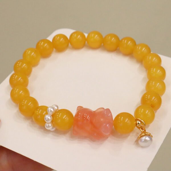 Women Bracelet Beeswax Amber - Image 4