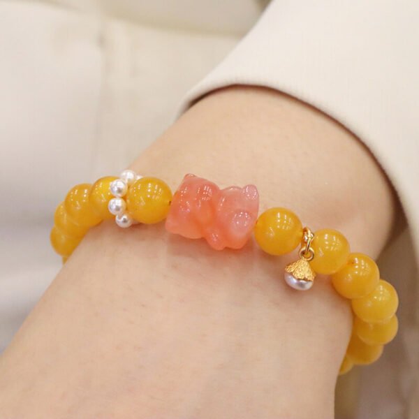 Women Bracelet Beeswax Amber - Image 5