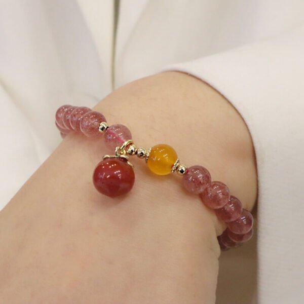 Women Bracelet Strawberry Crystal - Image 3