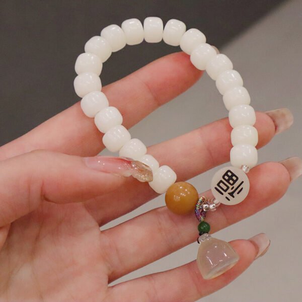 Women Bracelet White Bodhi - Image 2