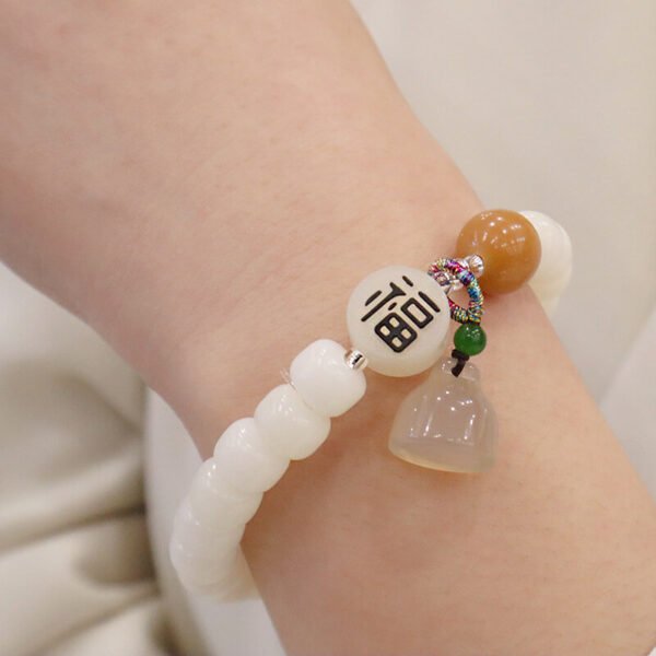 Women Bracelet White Bodhi - Image 6