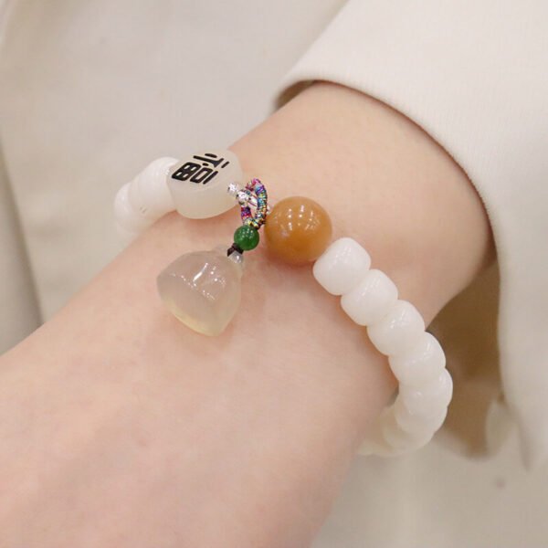 Women Bracelet White Bodhi - Image 7