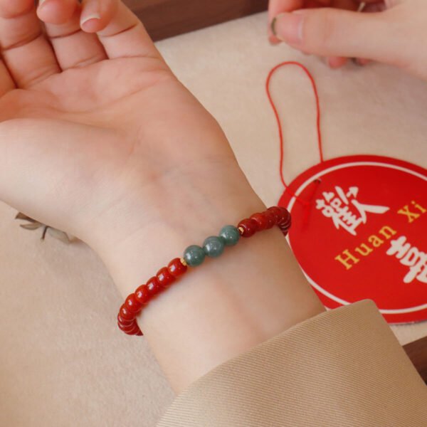 Women Bracelet Red Agate - Image 3