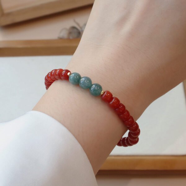 Women Bracelet Red Agate - Image 2