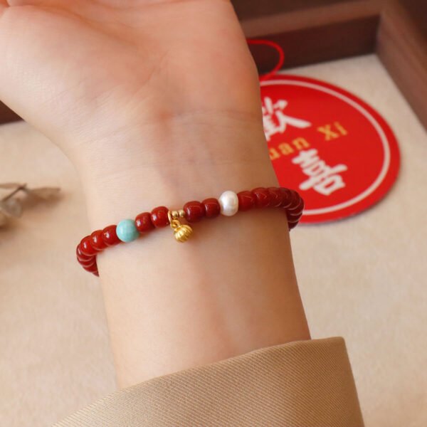 Women Bracelet Red Agate - Image 3