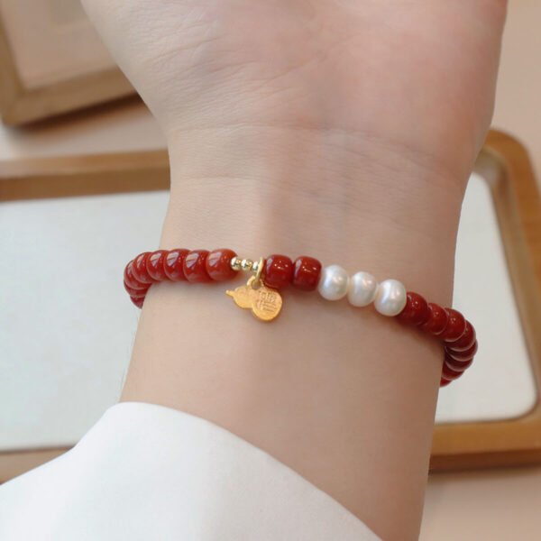 Women Bracelet Red Agate - Image 3