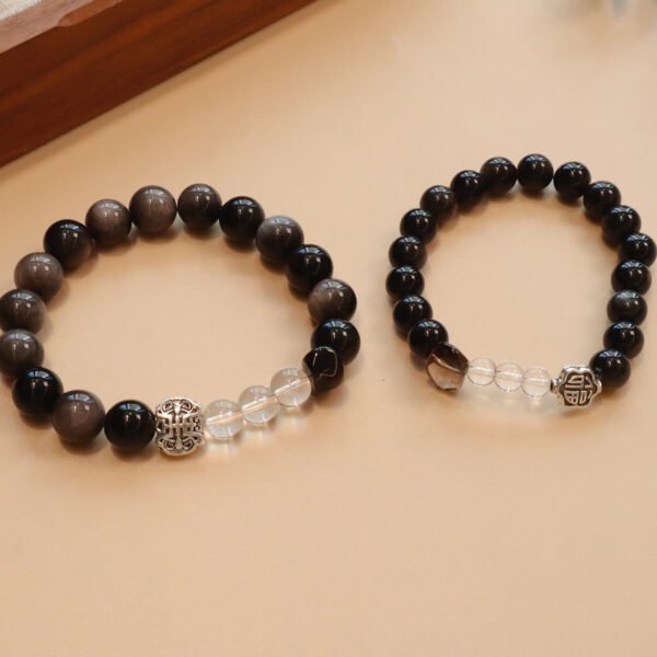 Couple Bracelet Obsidian - Image 2