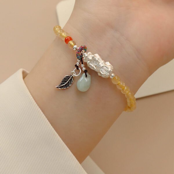 Women Bracelet Yellow Crystal - Image 3