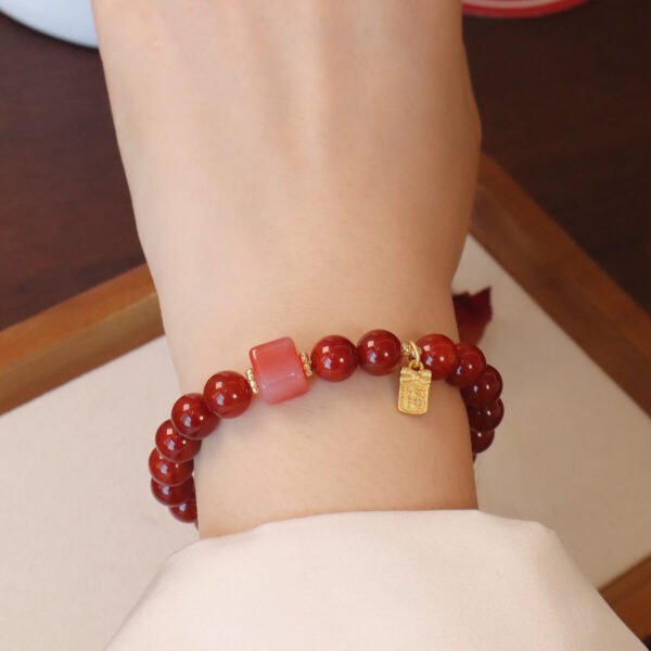 Women Bracelet Red Agate - Image 2