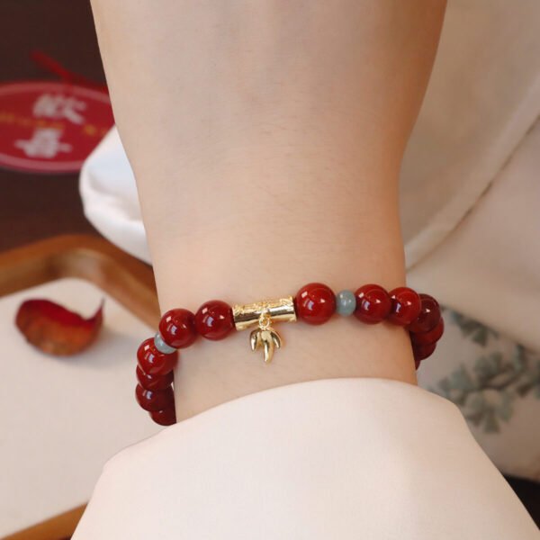 Women Bracelet Red Agate - Image 2