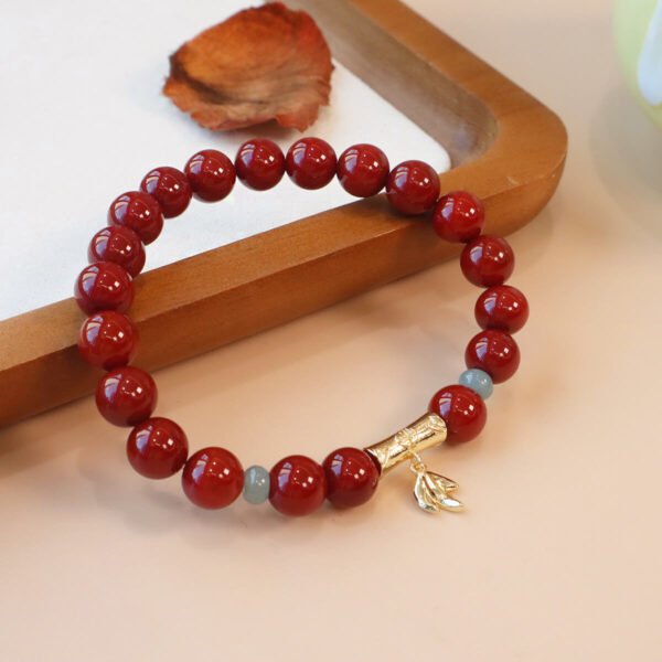 Women Bracelet Red Agate