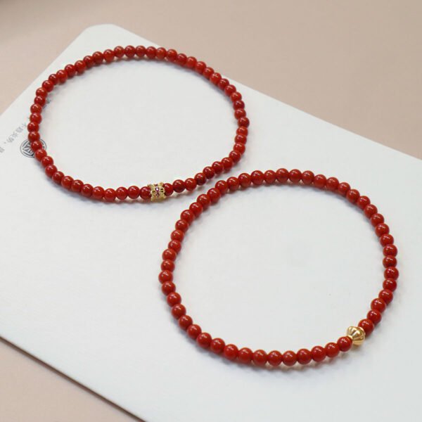 Women Bracelet Red Agate #012323420 - Image 2