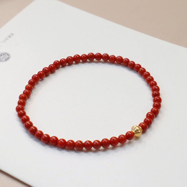 Women Bracelet Red Agate #012323420 - Image 4