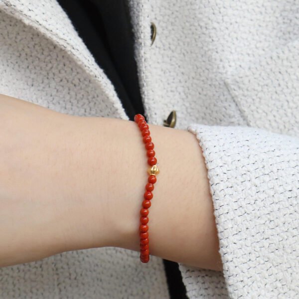 Women Bracelet Red Agate #012323421 - Image 3